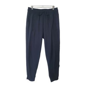 Albion Fit Womens Destination Jogger Pants High Rise Size L Petite Heather Blue
